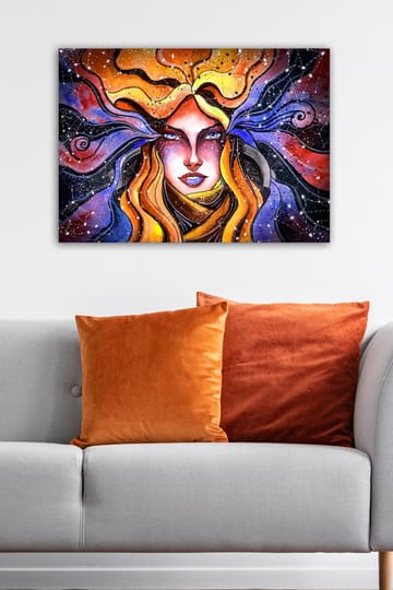 Dekorativ Canvasbilde 50x70 cm - Flerfarget - Interiør - Maleri & posters - Lerretsbilder