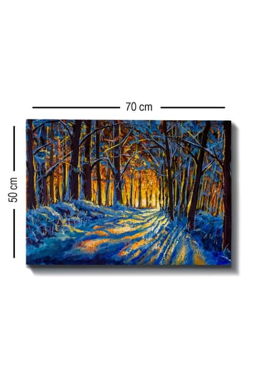 Dekorativ Canvasbilde 50x70 cm - Flerfarget - Interiør - Maleri & posters - Lerretsbilder