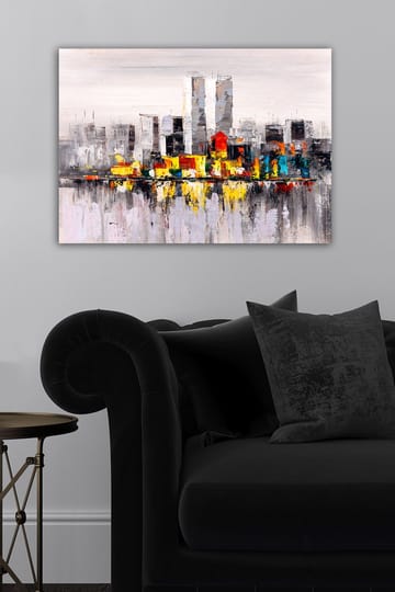 Dekorativ Canvasbilde 50x70 cm - Flerfarget - Interiør - Maleri & posters - Lerretsbilder