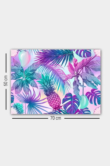 Dekorativ Canvasbilde 50x70 cm - Flerfarget - Interiør - Maleri & posters - Lerretsbilder