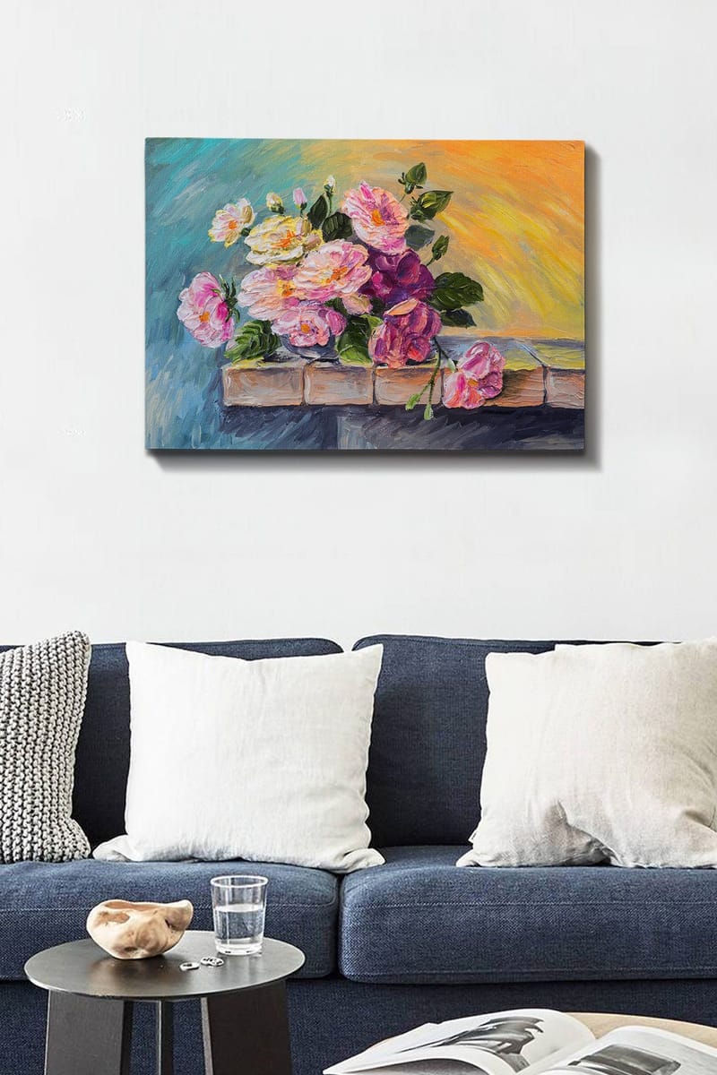 Dekorativ Canvasbilde 50x70 cm - Flerfarget - Interiør - Maleri & posters - Lerretsbilder