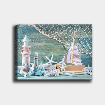 Dekorativ Canvasbilde 70x100 cm - Flerfarget - Interiør - Maleri & posters - Lerretsbilder