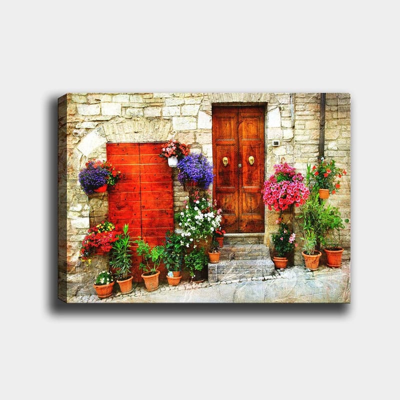 Dekorativ Canvasbilde 70x100 cm - Flerfarget - Interiør - Maleri & posters - Lerretsbilder