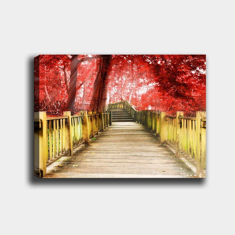 Dekorativ Canvasbilde 70x100 cm - Flerfarget - Interiør - Maleri & posters - Lerretsbilder