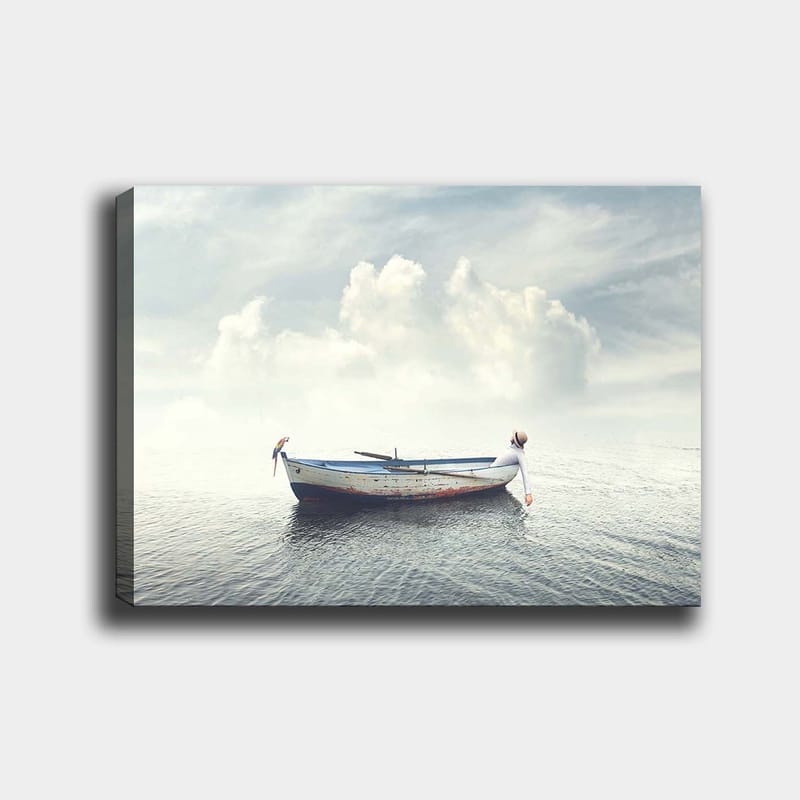 Dekorativ Canvasbilde 70x100 cm - Flerfarget - Interiør - Maleri & posters - Lerretsbilder