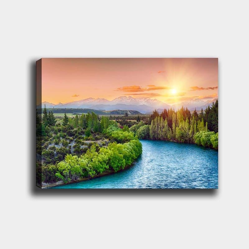 Dekorativ Canvasbilde 70x100 cm - Flerfarget - Interiør - Maleri & posters - Lerretsbilder