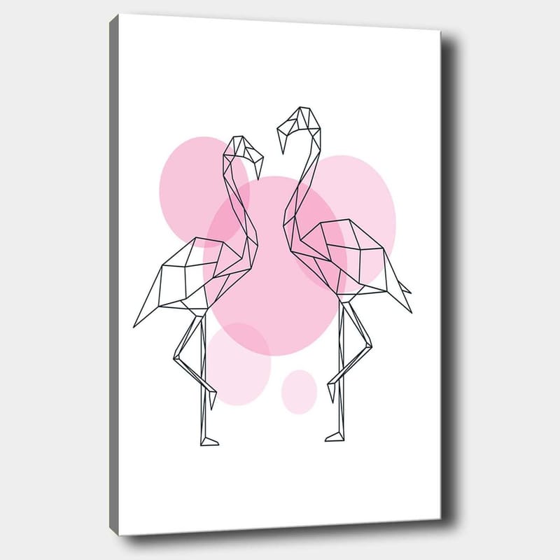 Dekorativ Canvasbilde 70x100 cm - Flerfarget - Interiør - Maleri & posters - Lerretsbilder