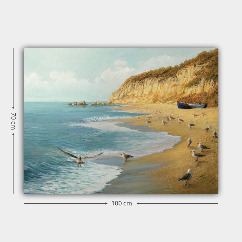 Dekorativ Canvasbilde 70x100 cm - Flerfarget - Interiør - Maleri & posters - Lerretsbilder