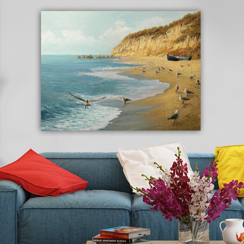 Dekorativ Canvasbilde 70x100 cm - Flerfarget - Interiør - Maleri & posters - Lerretsbilder