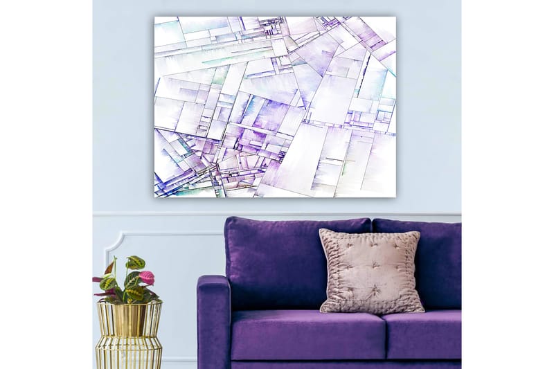 Dekorativ Canvasbilde 70x100 cm - Flerfarget - Interiør - Maleri & posters - Lerretsbilder
