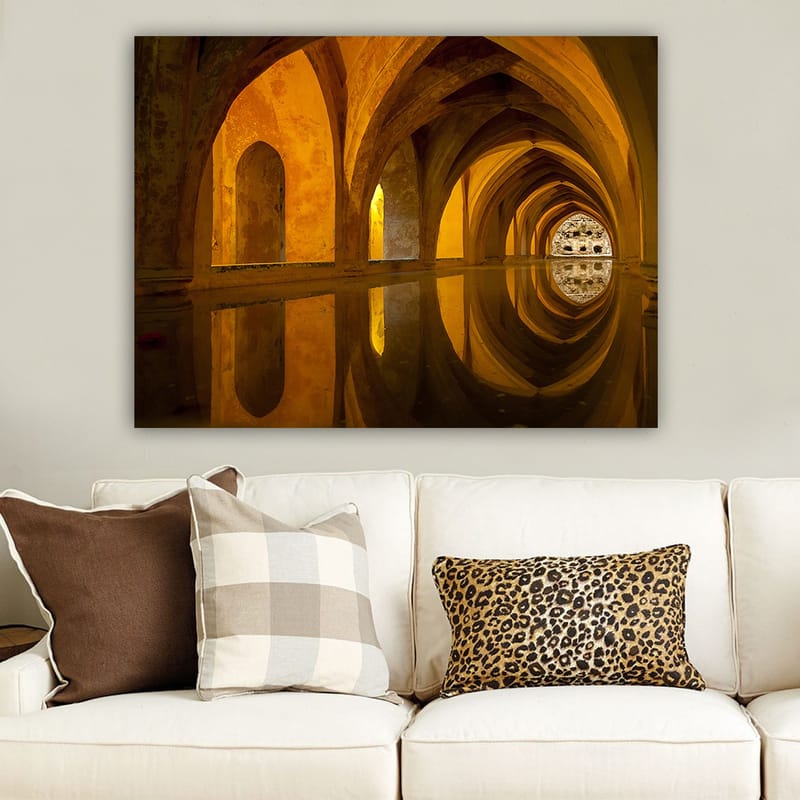Dekorativ Canvasbilde 70x100 cm - Flerfarget - Interiør - Maleri & posters - Lerretsbilder