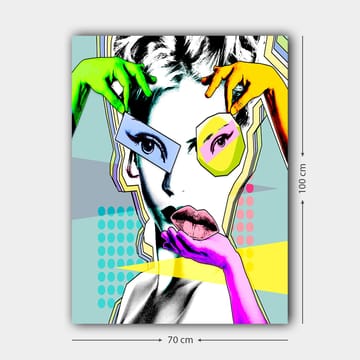 Dekorativ Canvasbilde 70x100 cm - Flerfarget - Interiør - Maleri & posters - Lerretsbilder