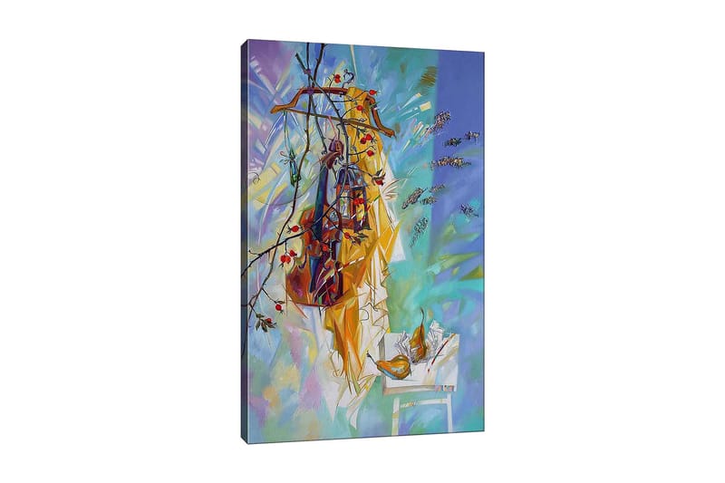 Dekorativ Canvasbilde 70x100 cm - Flerfarget - Interiør - Maleri & posters - Lerretsbilder