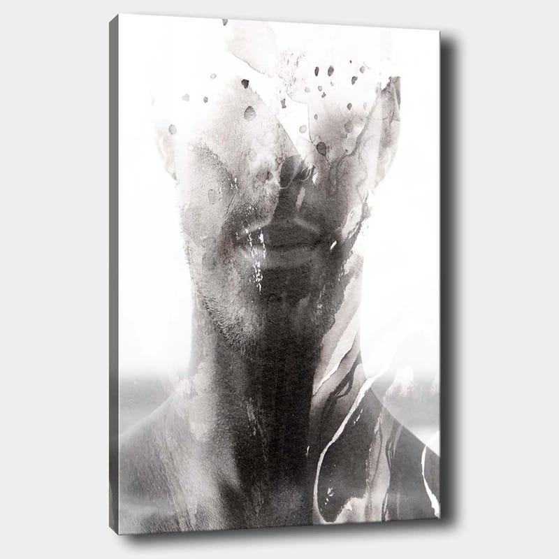 Dekorativ Canvasbilde 70x100 cm - Flerfarget - Interiør - Maleri & posters - Lerretsbilder