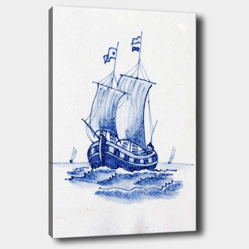 Dekorativ Canvasbilde 70x100 cm - Flerfarget - Interiør - Maleri & posters - Lerretsbilder