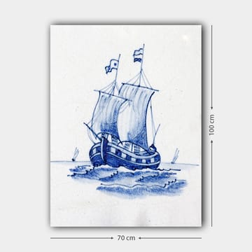 Dekorativ Canvasbilde 70x100 cm - Flerfarget - Interiør - Maleri & posters - Lerretsbilder