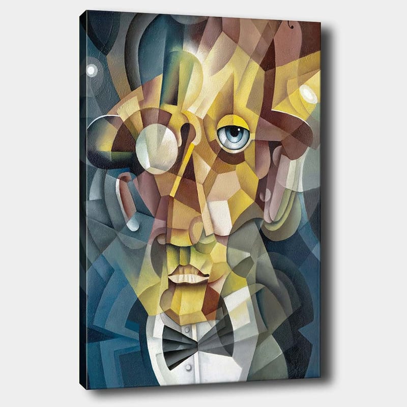 Dekorativ Canvasbilde 70x100 cm - Flerfarget - Interiør - Maleri & posters - Lerretsbilder