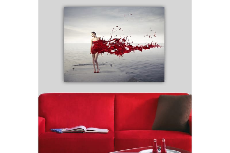 Dekorativ Canvasbilde 70x100 cm - Flerfarget - Interiør - Maleri & posters - Lerretsbilder