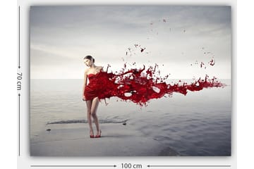 Dekorativ Canvasbilde 70x100 cm - Flerfarget - Interiør - Maleri & posters - Lerretsbilder