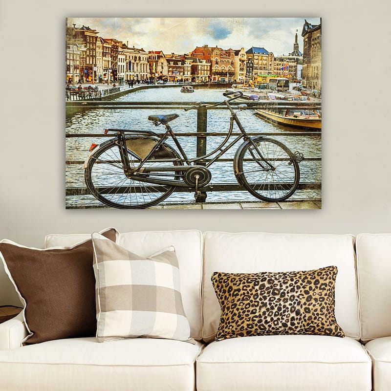 Dekorativ Canvasbilde 70x100 cm - Flerfarget - Interiør - Maleri & posters - Lerretsbilder