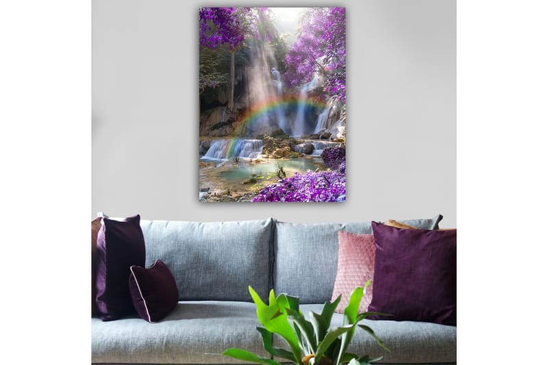 Dekorativ Canvasbilde 70x100 cm - Flerfarget - Interiør - Maleri & posters - Lerretsbilder