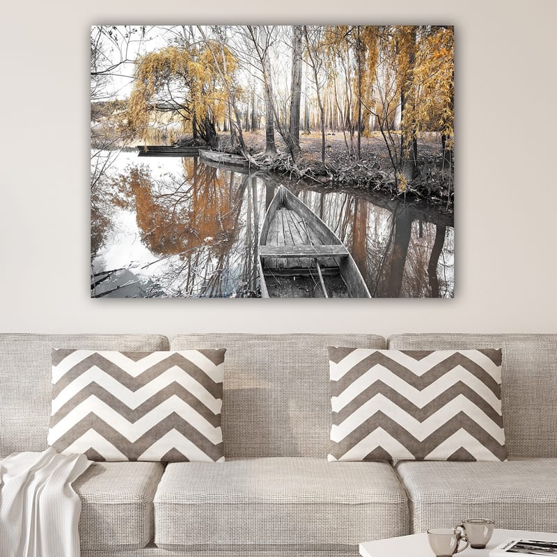 Dekorativ Canvasbilde 70x100 cm - Flerfarget - Interiør - Maleri & posters - Lerretsbilder