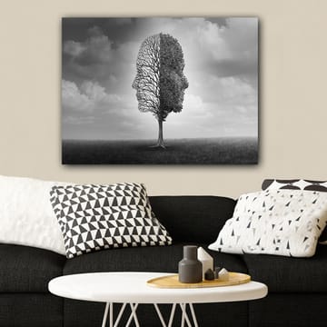 Dekorativ Canvasbilde 70x100 cm - Flerfarget - Interiør - Maleri & posters - Lerretsbilder