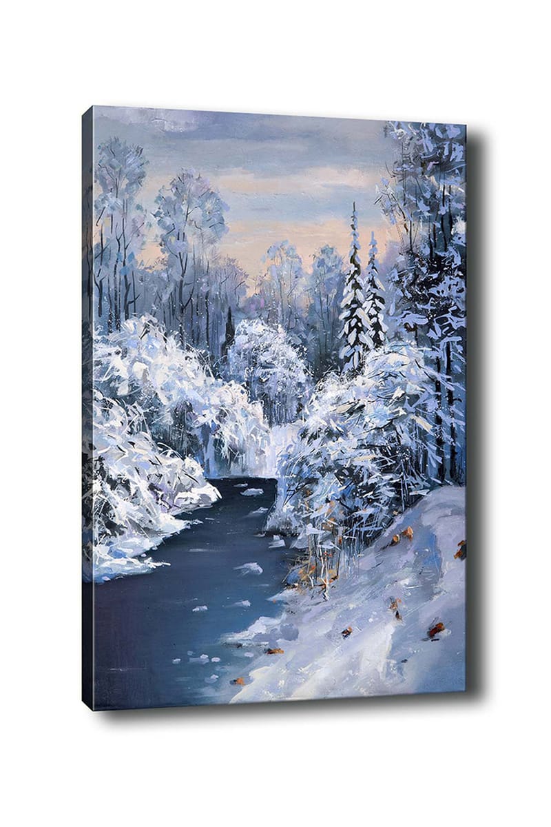 Dekorativ Canvasbilde 70x100 cm - Flerfarget - Interiør - Maleri & posters - Lerretsbilder