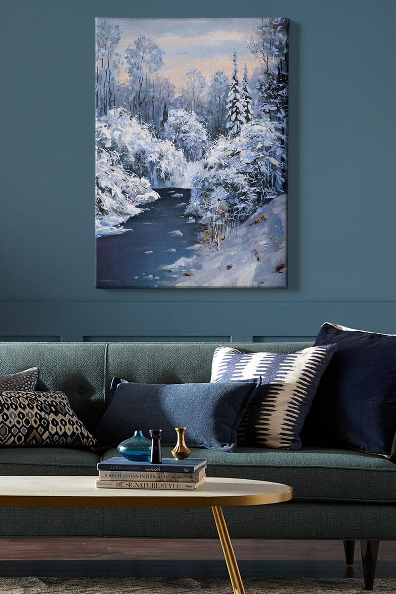 Dekorativ Canvasbilde 70x100 cm - Flerfarget - Interiør - Maleri & posters - Lerretsbilder
