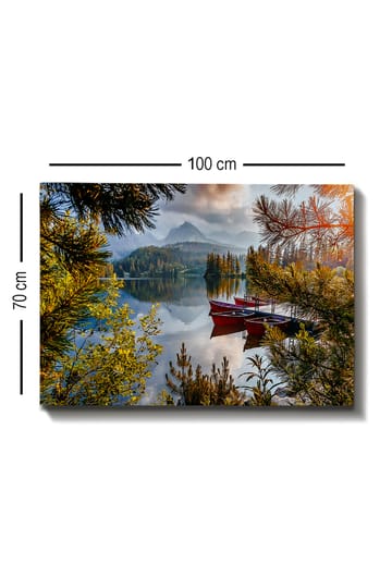 Dekorativ Canvasbilde 70x100 cm - Flerfarget - Interiør - Maleri & posters - Lerretsbilder