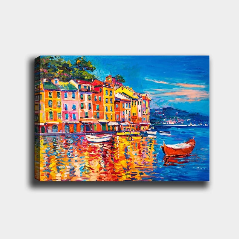 Dekorativ Canvasbilde 70x100 cm - Flerfarget - Interiør - Maleri & posters - Lerretsbilder
