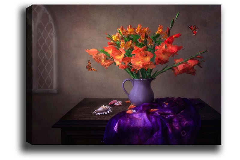 Dekorativ Canvasbilde 70x100 cm - Flerfarget - Interiør - Maleri & posters - Lerretsbilder