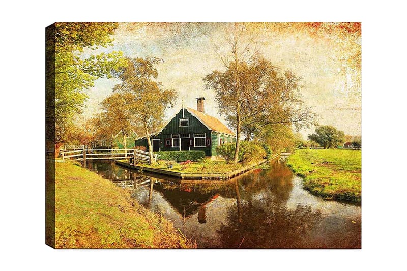 Dekorativ Canvasbilde 70x100 cm - Flerfarget - Interiør - Maleri & posters - Lerretsbilder