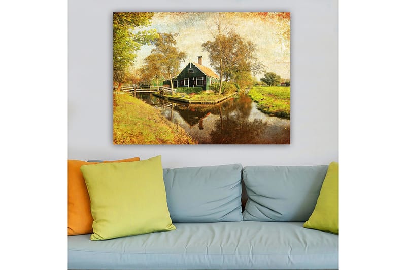 Dekorativ Canvasbilde 70x100 cm - Flerfarget - Interiør - Maleri & posters - Lerretsbilder