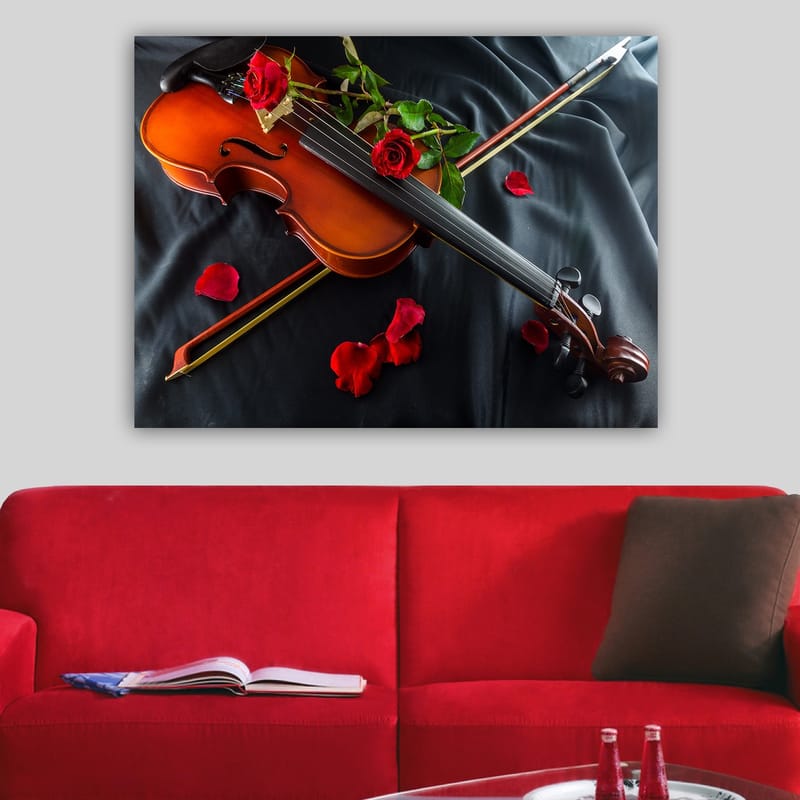 Dekorativ Canvasbilde 70x100 cm - Flerfarget - Interiør - Maleri & posters - Lerretsbilder