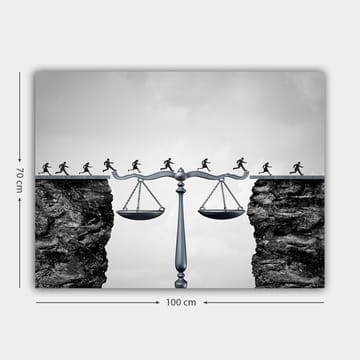 Dekorativ Canvasbilde 70x100 cm - Flerfarget - Interiør - Maleri & posters - Lerretsbilder