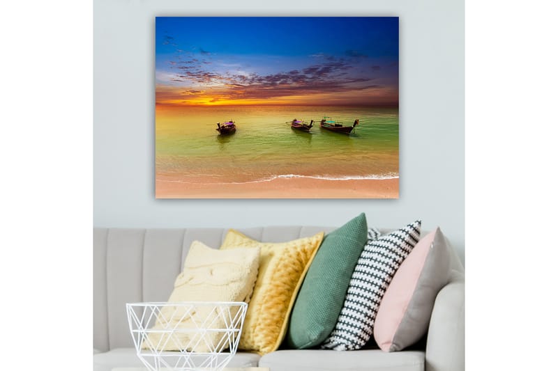 Dekorativ Canvasbilde 70x100 cm - Flerfarget - Interiør - Maleri & posters - Lerretsbilder