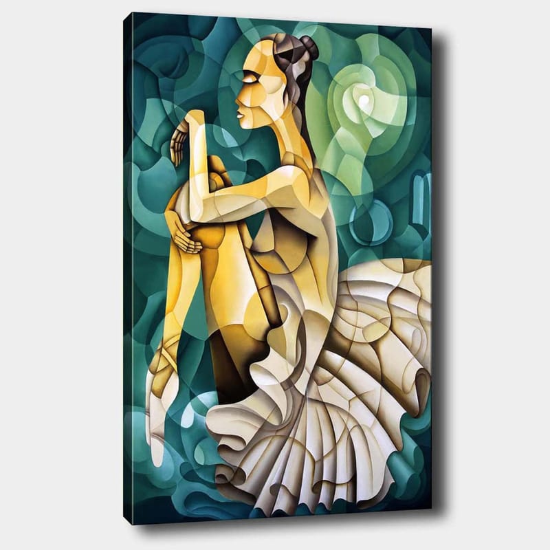 Dekorativ Canvasbilde 70x100 cm - Flerfarget - Interiør - Maleri & posters - Lerretsbilder