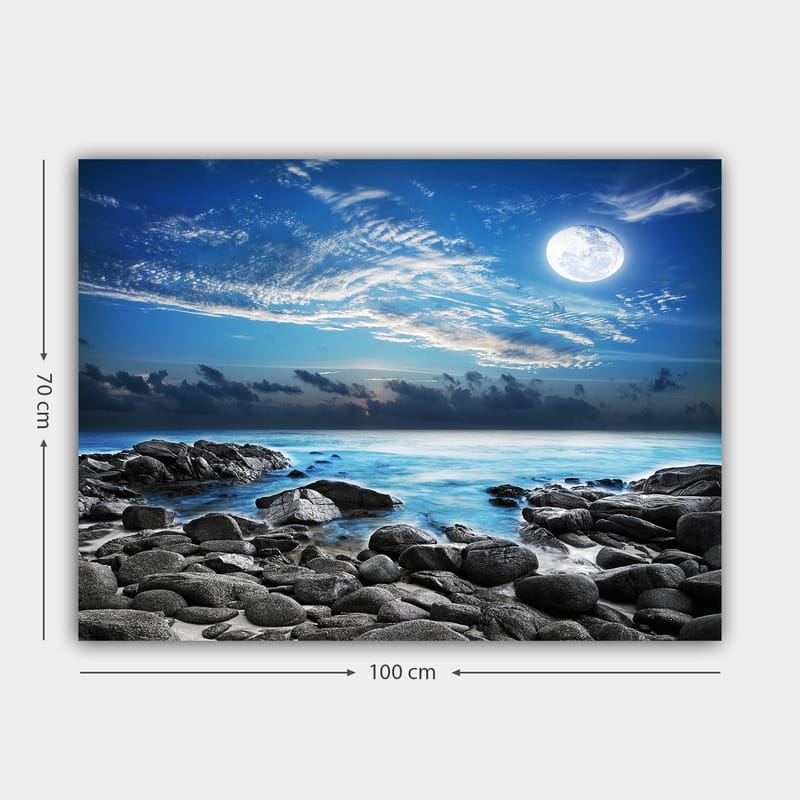 Dekorativ Canvasbilde 70x100 cm - Flerfarget - Interiør - Maleri & posters - Lerretsbilder