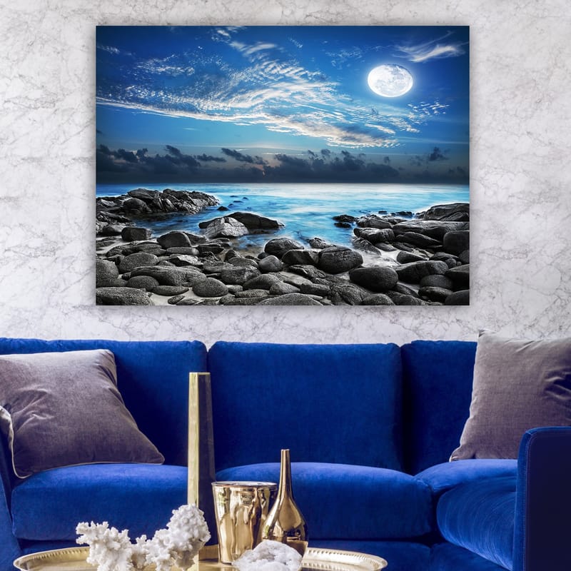 Dekorativ Canvasbilde 70x100 cm - Flerfarget - Interiør - Maleri & posters - Lerretsbilder