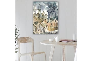 Dekorativ Canvasbilde 70x100 cm - Flerfarget - Interiør - Maleri & posters - Lerretsbilder