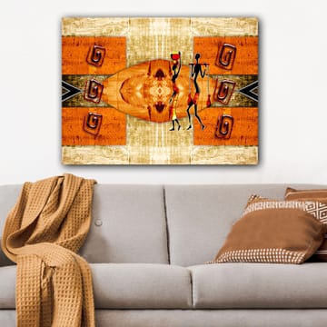 Dekorativ Canvasbilde 70x100 cm - Flerfarget - Interiør - Maleri & posters - Lerretsbilder