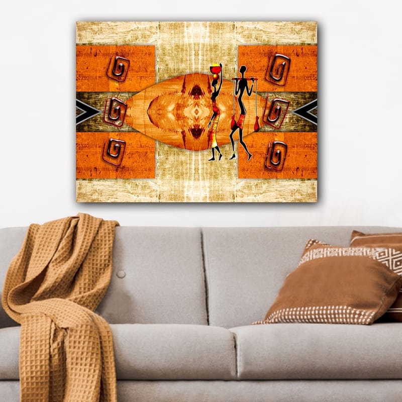 Dekorativ Canvasbilde 70x100 cm - Flerfarget - Interiør - Maleri & posters - Lerretsbilder