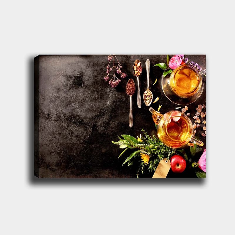 Dekorativ Canvasbilde 70x100 cm - Flerfarget - Interiør - Maleri & posters - Lerretsbilder
