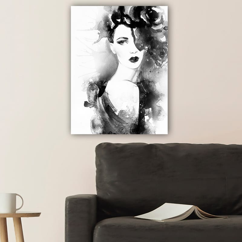 Dekorativ Canvasbilde 70x100 cm - Flerfarget - Interiør - Maleri & posters - Lerretsbilder
