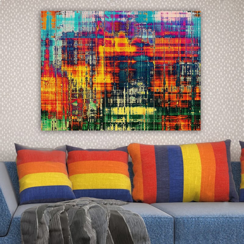 Dekorativ Canvasbilde 70x100 cm - Flerfarget - Interiør - Maleri & posters - Lerretsbilder