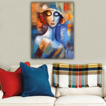 Dekorativ Canvasbilde 70x100 cm - Flerfarget - Interiør - Maleri & posters - Lerretsbilder