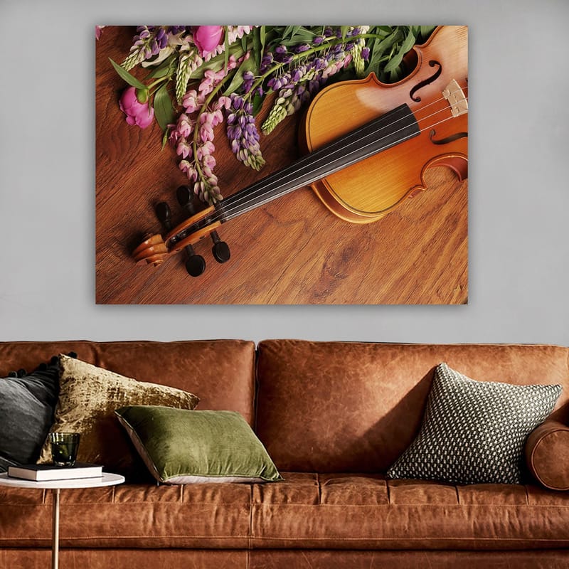 Dekorativ Canvasbilde 70x100 cm - Flerfarget - Interiør - Maleri & posters - Lerretsbilder