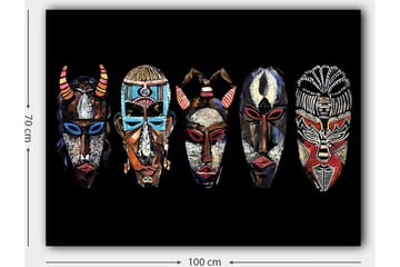 Dekorativ Canvasbilde 70x100 cm - Flerfarget - Interiør - Maleri & posters - Lerretsbilder