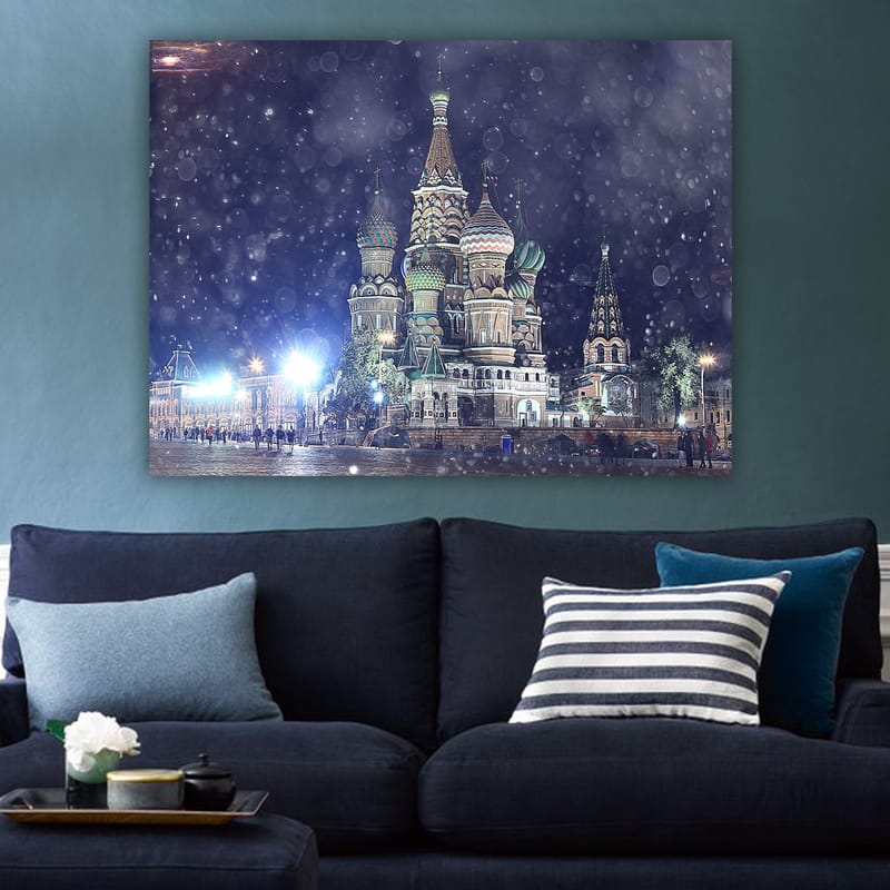 Dekorativ Canvasbilde 70x100 cm - Flerfarget - Interiør - Maleri & posters - Lerretsbilder